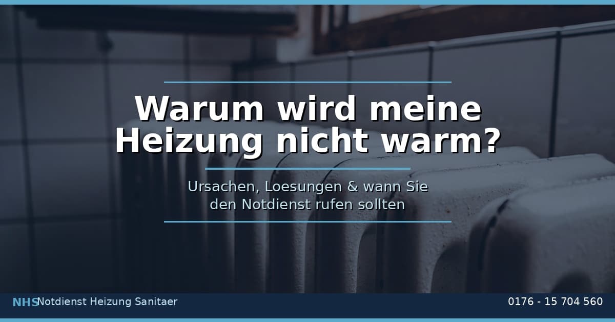 Warum Wird Meine Heizung Nicht Warm