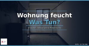 Wohnung feucht was tun