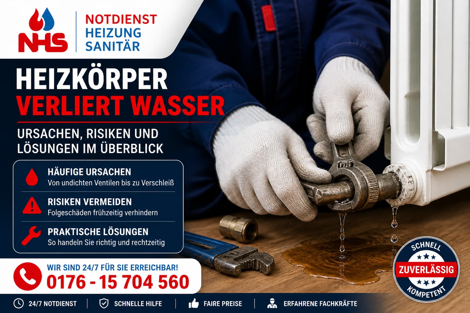 heizkörper verliert wasser