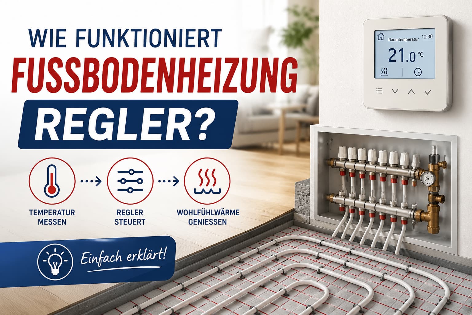 wie funktioniert fußbodenheizung regler